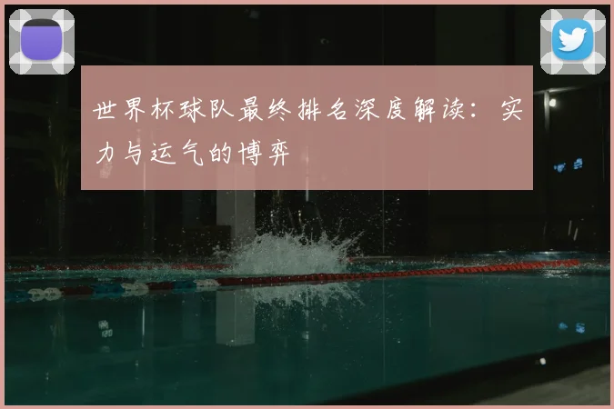 世界杯球队最终排名深度解读:实力与运气的博弈